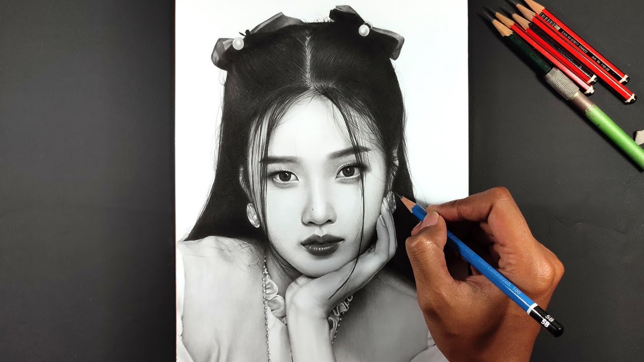 Drawing Joy Red Velvet - YouTube