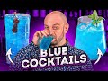 Blue Cocktails 💙 with Blue Curacao liqueur @TheDrCork