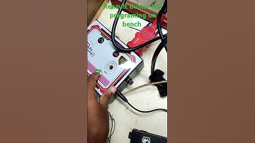 Renault duster key programing on bench with remote working