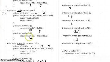 BHS AP Computer Science -- Inheritance Quiz Reading
