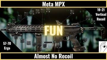 Escape From Tarkov | Meta MPX Build | Purely for fun | No Recoil!