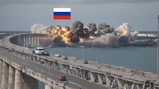 PUTIN'S SHAKING! French Rafale fighter jet brought down the Crimean Bridge with an aerial bomb!