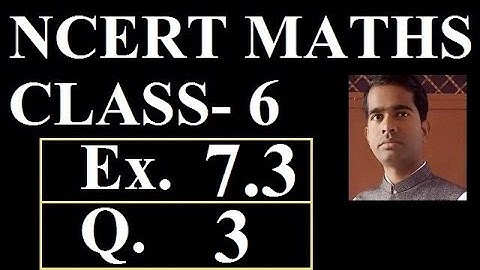 Q. 3 EX. 7.3 CLASS 6 (fraction) || NCERT MATHS || By Bharat Sir