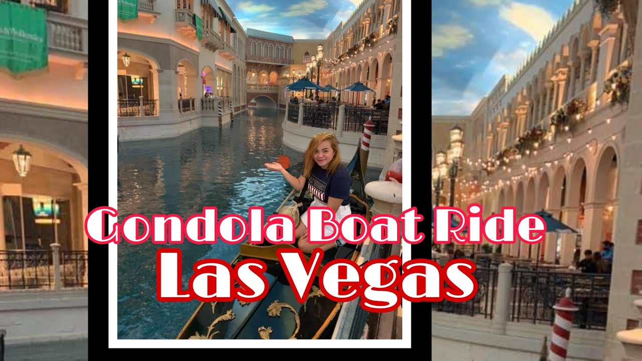 Gondola Boat Ride in Las Vegas YouTube