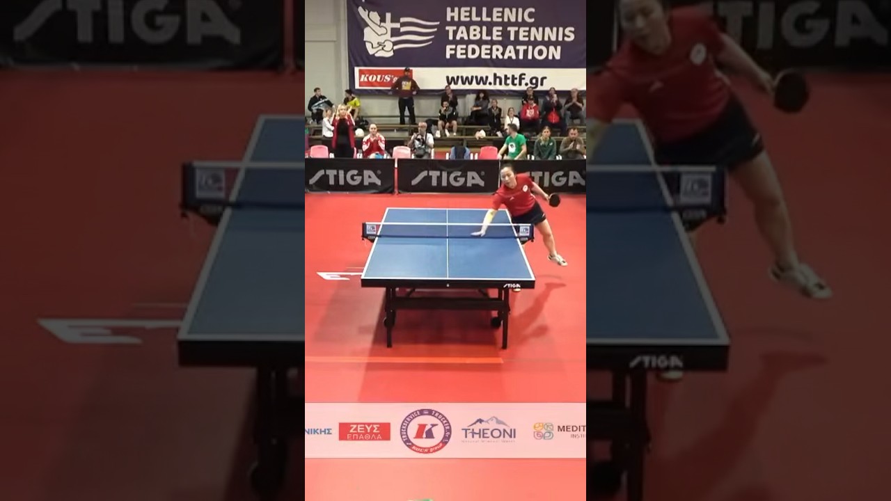 🏓 Witness the unmatched abilities of Li Fen in table tennis! 🌟