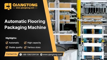 Automatic packaging machine for wood / SPC / LVT vinyl floorings