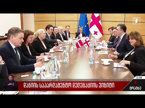 დანიის საპარლამენტო დელეგაციის ვიზიტი