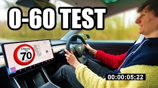 Testing Valet Mode in the Tesla Model 3 - 25% LESS SPEED!