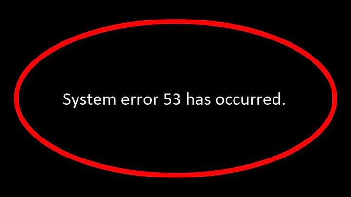 How To Fix System 53 Error Has Occurred Error On Windows 10/8/7 || The Network Path Was Not Found
