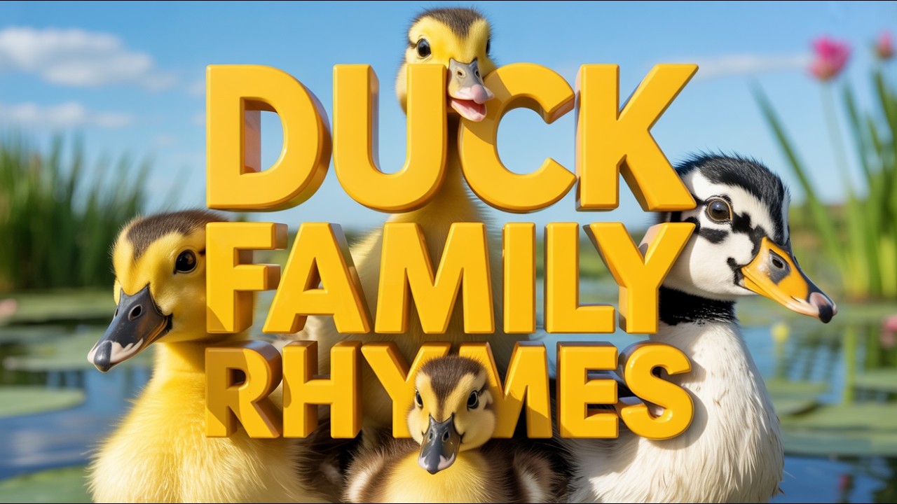 Duck Song English for Toddlers Fun Animal Nursery Rhymes