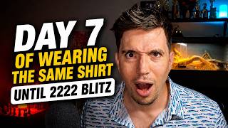 DAY 7 of the same shirt until 2222 blitz on chess.com