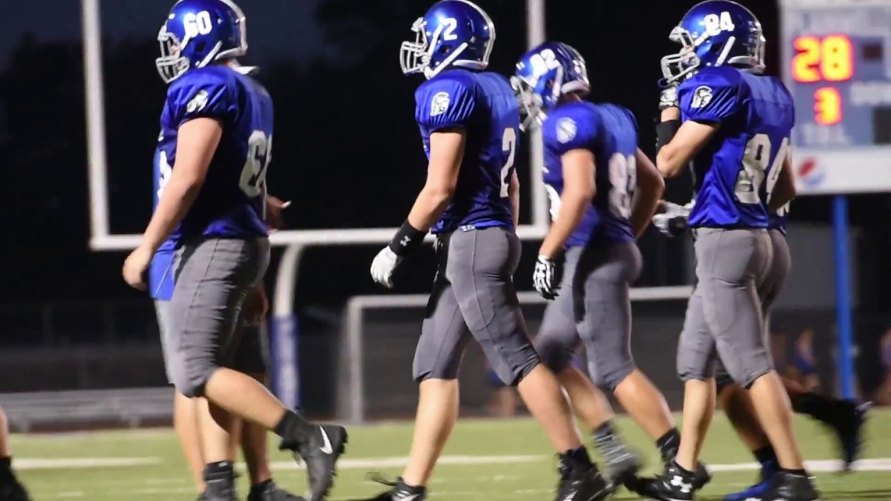 Plainwell Trojans Football 9.22.17 YouTube