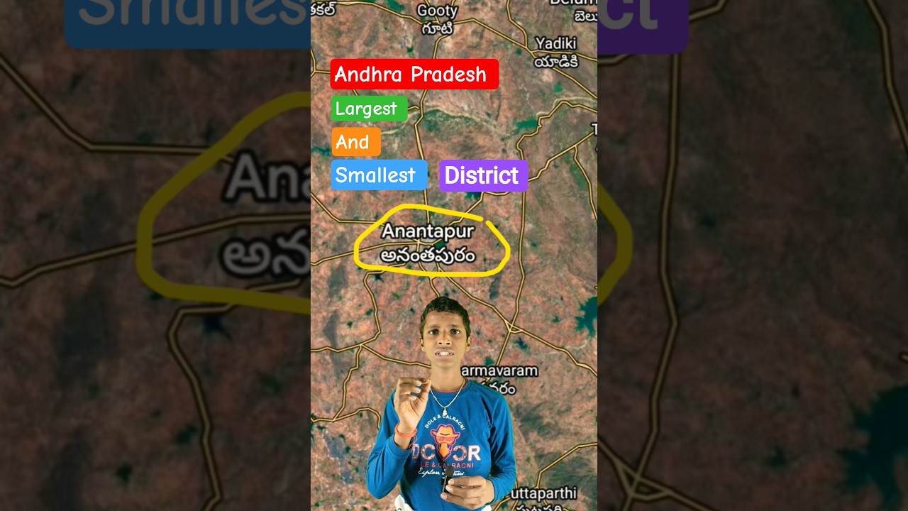 Which is the largest and smallest district 