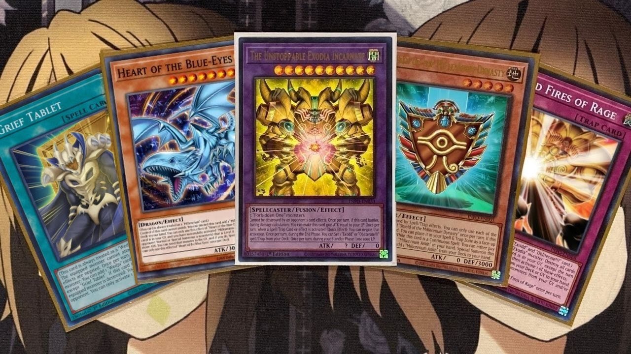 yugioh forbidden one deck Exodia The Mint / near mint condition trading card Complete Custom Deck for Yu-Gi-Oh!