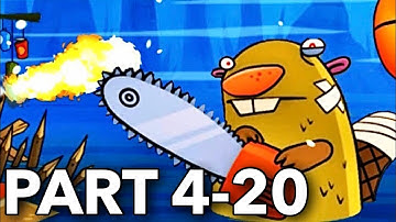 Swamp Attack Episode 4 Level 20 Walkthrough Gameplay - The Things from Another world (UFO Level)