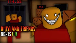 ROBLOX - billy and friends - [Night 1 to 3] [Full Walkthrough]