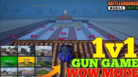 1 V 1 WoW Mode GUN GAME 🔥💀 GoD Level Gameplay #pubg #bgmi #wow 