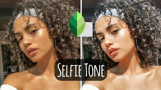 How to edit Selfie Tone in Snapseed | Basic Snapseed Editing #2 | MajestiKaili screenshot 1