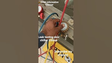 skm chiller leak testing!! #leakage #testing #netrogen #chiller !! #pressure #gas #copland