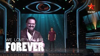  #BiggBossTelugu4 Tribute To The Legend #SPBalasubramanyam..We Love You So Much!!! Image