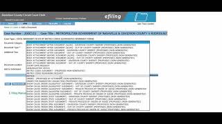Metro Codes:  How To E-File An Order
