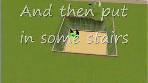 Sims 3 - How to build a basement