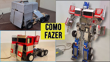 "Fiz um Optimus Prime que se TRANSFORMA com Arduino (100% FUNCIONAL!) 🤖🔥"