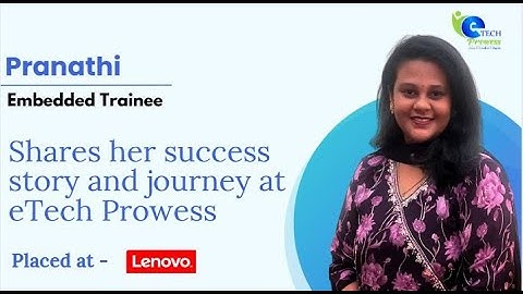 Best Embedded System Course In Bangalore | Student Testimony | eTech Prowess