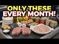 Buy Only These 15 Grocery Items Each Month to Save Serious Money