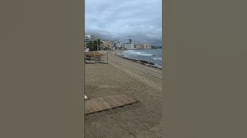 Calpe La Fossa beach after the storms #walkingcostablanca #calpe #costablanca