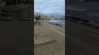 Calpe La Fossa beach after the storms #walkingcostablanca #calpe #costablanca