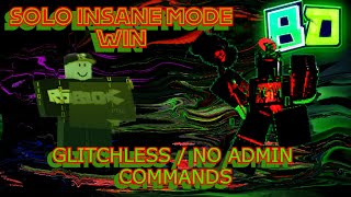 INSANE MODE SOLO WIN 2023 GLITCHLESS | Brick Defense