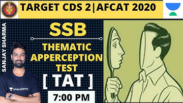 [SSB] TAT [Thematic Appreciation Test] | SSB Decoded | Target CDS 2/AFCAT 2020
