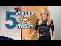 5 Things to Get Rid of Today if You Want to Live Your Dreams...