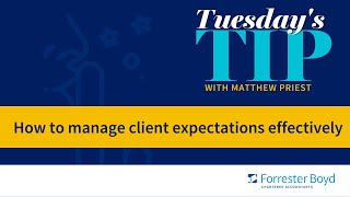 How to manage client expectations effectively