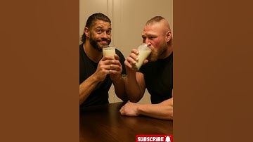 Squid Game Roman Reign & Brock Lesnar Ai Edible Creamy Milk Drinking Asmr #squidgame #squidgame2 #ai