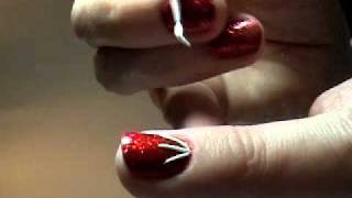 Masterworks By Amy Becker-Candy Apple Shimmer With Snowflake Moon