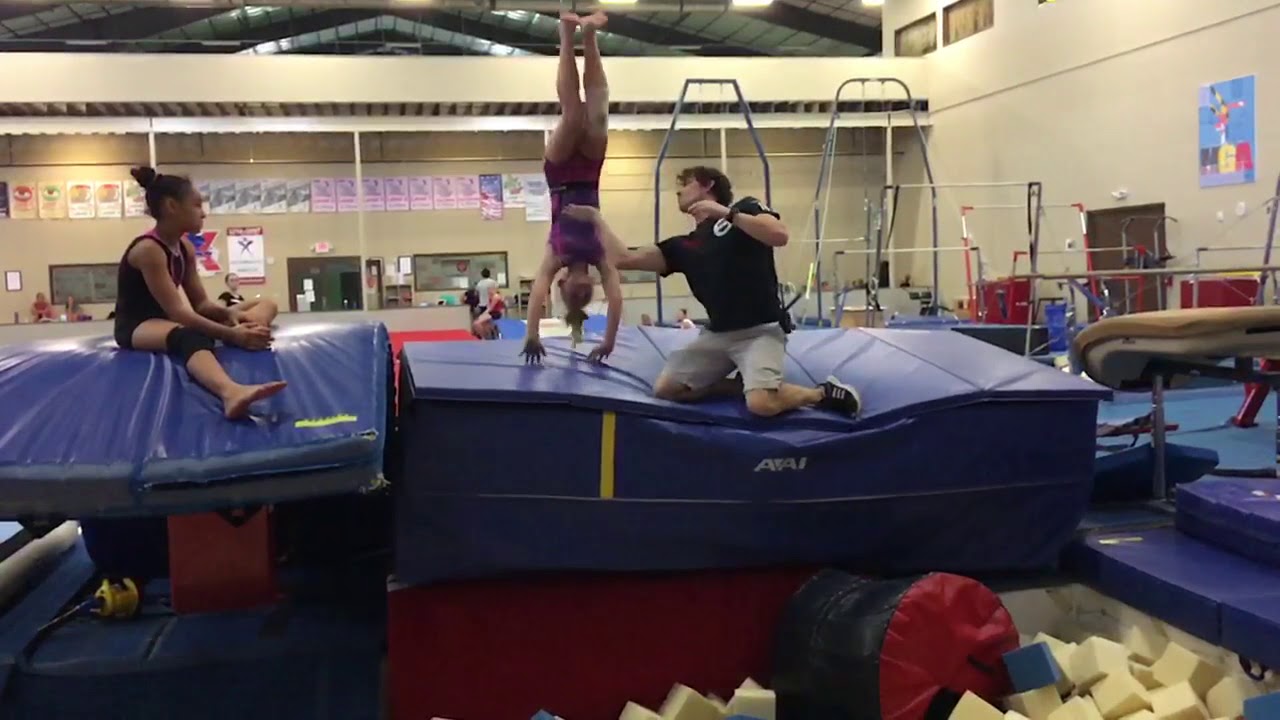 Yurchenko Drills Into The Pit Mga Gymnastics Youtube 