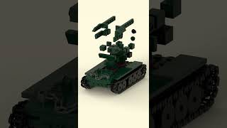 Building LEGO Minifigures - Tank Т - 34 #shorts