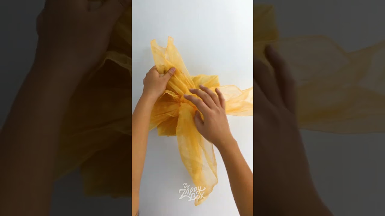 How to wrap gifts with a cloth beautifully | Tutorial | The Zappy Box |