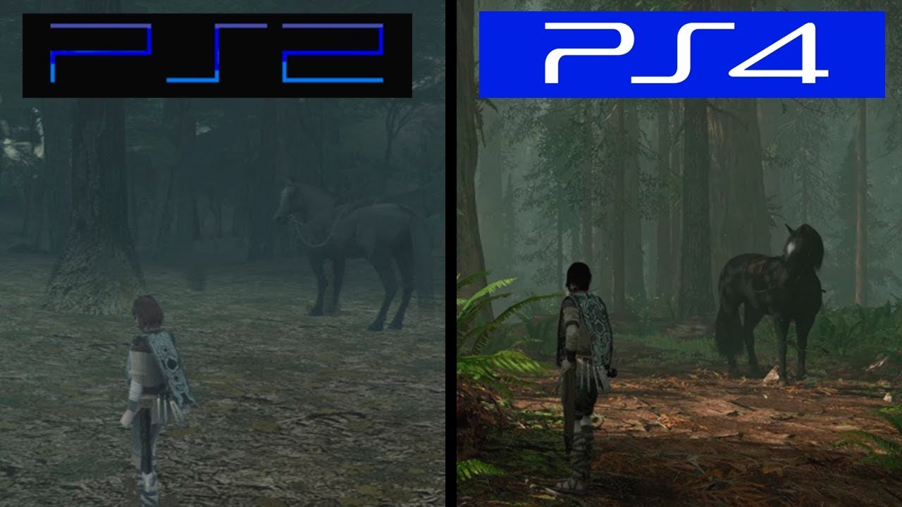 SHADOW OF THE COLOSSUS : PS2 Vs PS3 Vs PS4 (Comparison Trailer) 