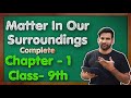 Matter In Our Surroundings Class 9 Science Chapter 1 Chemistry CBSE NCERT KVS