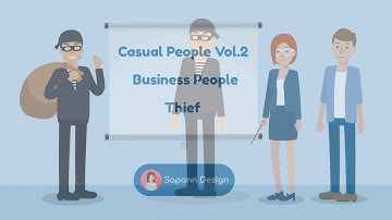 CrazyTalk Animator Explainer Series - Thief Pack