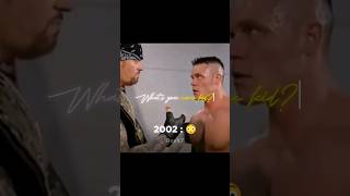 John Cena & The Undertaker Then vs Now 🥹 Edit