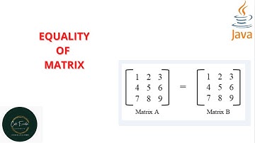 Java Program to Determine whether Two Matrices are Equal | matrix equality | malayalam | Code Eureka