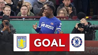 GOAL | Nicolas Jackson | Aston Villa 0-2 Chelsea | Fourth Round Replay | Emirates FA Cup 2023-24