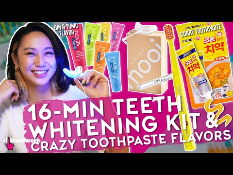 16-Min Teeth Whitening Kit & Crazy Toothpaste Flavors - Tried and Tested: EP196