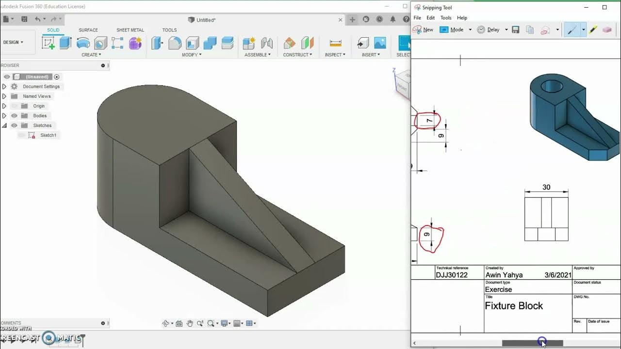 Как сделать чертеж в fusion 360