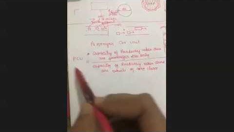 PCU and Traffic signal part 1
