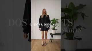 Dos & Don’ts of Mini Skirts